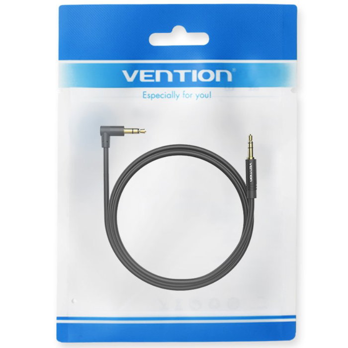 Vention Cable estéreo BAKBG-T Jack 3.5 macho a Jack 3.5 macho 1.5m Negro